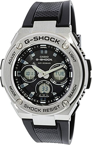 Casio Men's G-Shock GSTS310-1A Black Polyurethane Japanese Quartz Sport Watch