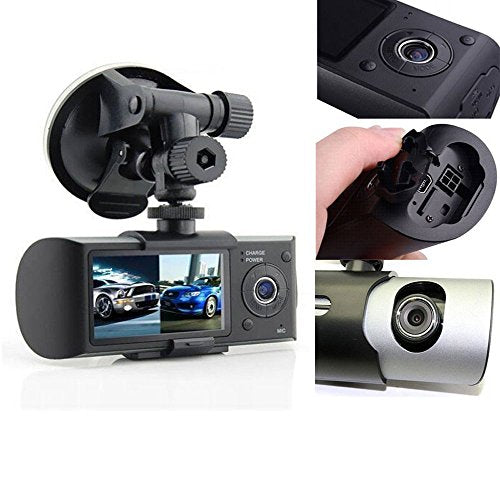 PolarLander 2.7inch Dual Lens Car DVR X3000 R300 Dual with GPS G-Sensor Camcorder 140 Degree Wide Angle Car DVR Camera Recorder Dash Cam