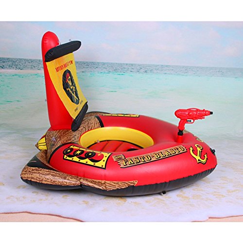 Pool Float Inflatable Water Gun Pirate Ship Swim Floaties (127cm*124cm*72cm)