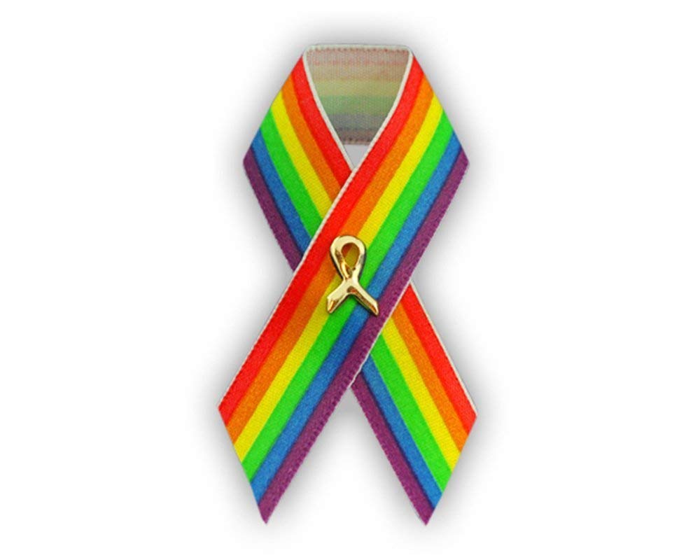 Gay Pride Silver Same Sex Symbol Lesbian Female Pins - Support LGBTQ Causes (10 Pins in Individual Bags)