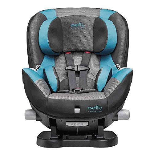 Evenflo Triumph LX Convertible Car Seat, Fischer, Grey, Teal, One Size
