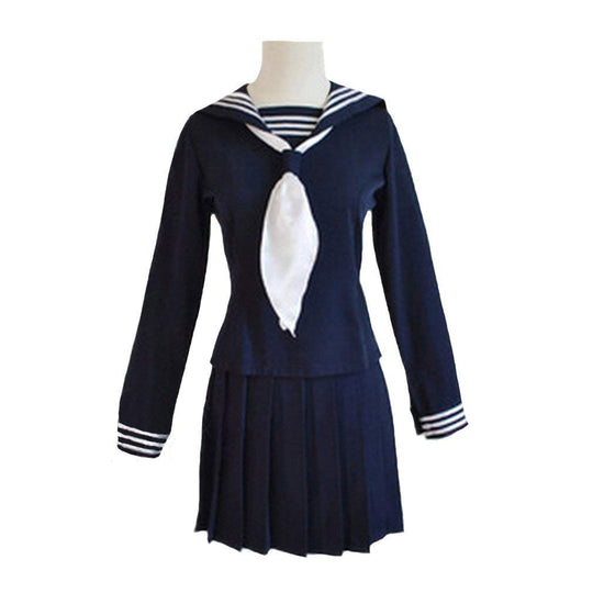 WOTOGOLD Anime Cosplay Costume Navy Sailor Uniform Black Students School Uniforms