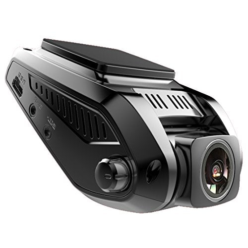Pruveeo V7 2.4" LCD Full HD 1080P Dash Cam Front and Rear Dual Camera, 170+90 Degrees Wide Angle Lens, Dash Cameras for Cars with Night Vision, Dashboard Camera Car Driving Recorder DVR