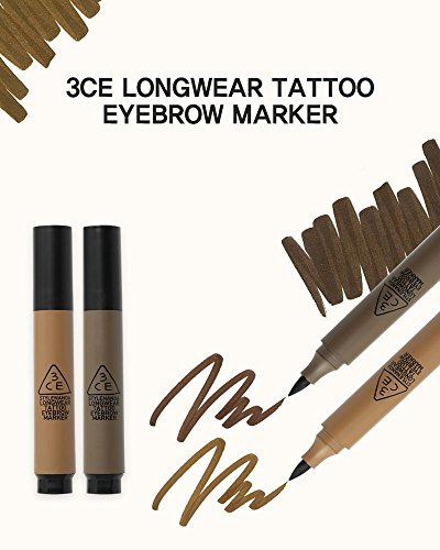 3CE (3 Concept Eyes) Longwear Tattoo Eyebrow Marker (4g) (Ash Brown) by 3ce