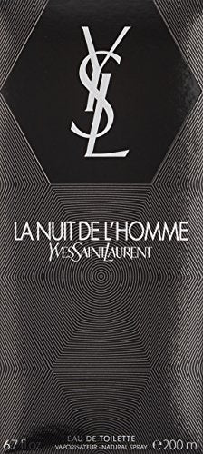 Yves Saint Laurent La Nuit De L'Homme EDT Spray for Men, 6.7 Ounces