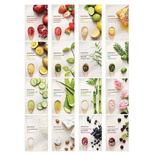 Innisfree It's Real Squeeze Mask Sheet 20ml Pack of 16