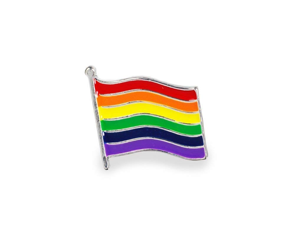 Gay Pride Silver Same Sex Symbol Lesbian Female Pins - Support LGBTQ Causes (10 Pins in Individual Bags)