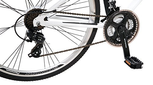 Schwinn Men s Network 3.0 700C Wheel Men s Hybrid Bicycle White 18 F CANADA BRANDS