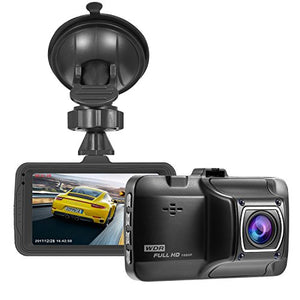 NEXGADGET Dual Lens Dash Cam Full HD 1080P Front + VGA Rear lens 170°+ 120° Super Wide Angle Car Dashboard Camera with 4.0" IPS Screen G-Sensor Parking Guard Motion Detection