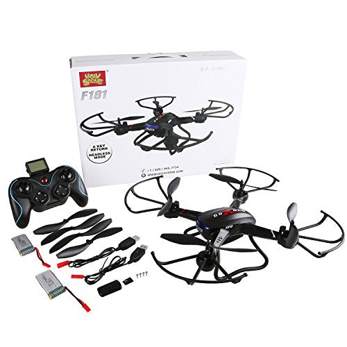 Holy Stone Chaser RC Drones with HD Camera, 4CH 2.4GHz Equipped with Headless System, One Key Return [ Upgraded with Altitude Hold Function]