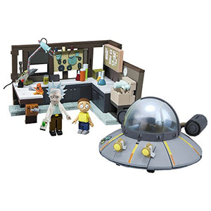 McFarlane Toys Rick and Morty Large Construction Set-Spaceship and Garage