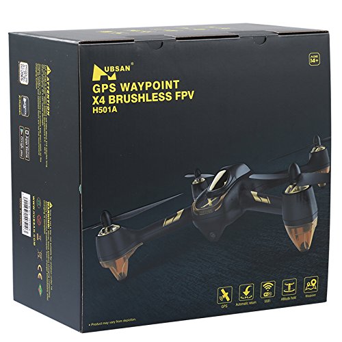 HUBSAN H501A X4 Brushless WIFI Drone GPS and App Compatible 6 Axis Gyro 1080P HD Camera RTF Quadcopter