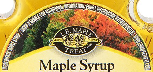 L B Maple Treat 50ml Leaf Glass Bottle L B Maple Treat Canada #1 Light Maple Syrup