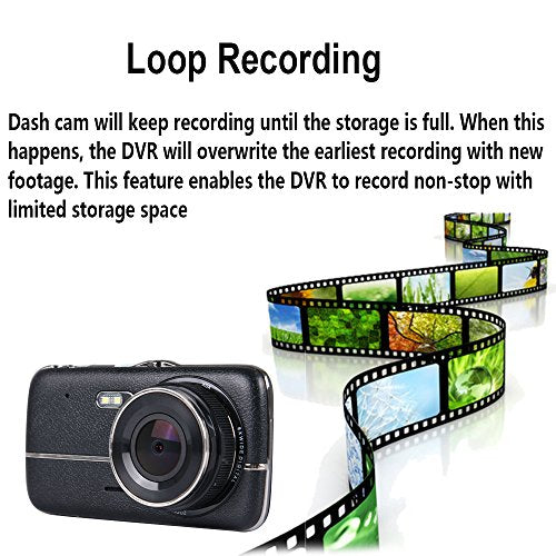 Dash Cam, Car Camera Vehicle Full HD 1440P Touch Screen, Dashboard Camera Car Video Recorder ,Wide Angle 170° Lens