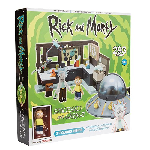 McFarlane Toys Rick and Morty Large Construction Set-Spaceship and Garage