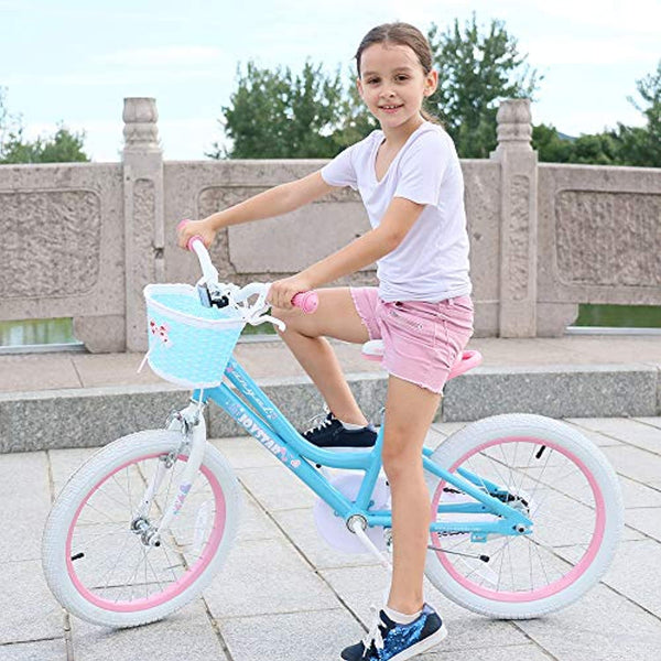 JOYSTAR Kids Bike with Basket & Training Wheels for 2-6 Years Girls(12 14 16 inch)