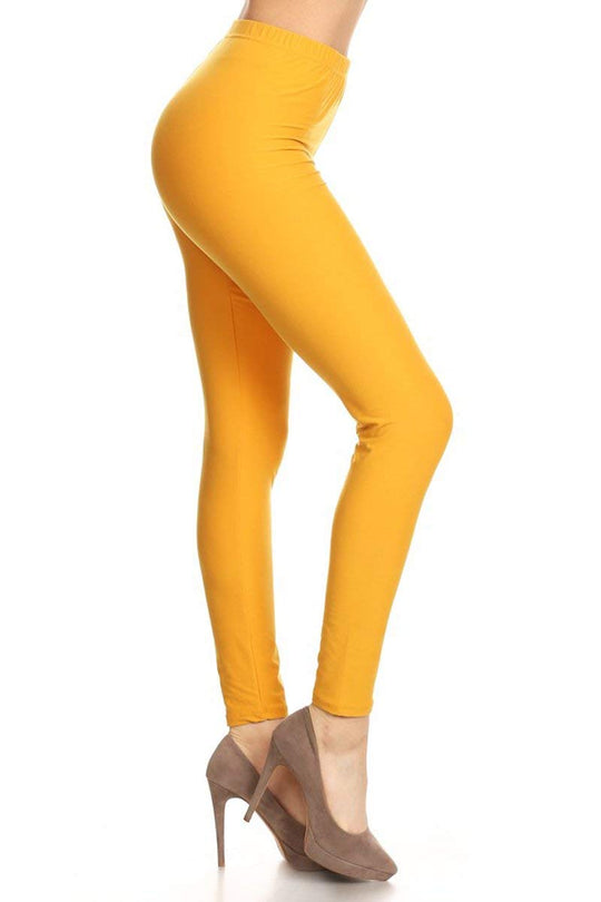 Leggings Depot Buttery Soft Basic Solid 45 COLORS Best Seller Leggings Pants Carry 1000+ Print Designs