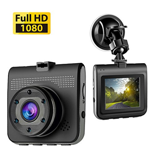Accfly Dash Cam HD 1080P Dual Dash Camera With Rear Camera,Car Camera 170 Degree Wide Angle, Night Vision,Loop Recording, Motion Detection ,G-sensor with LDWS & FCWS
