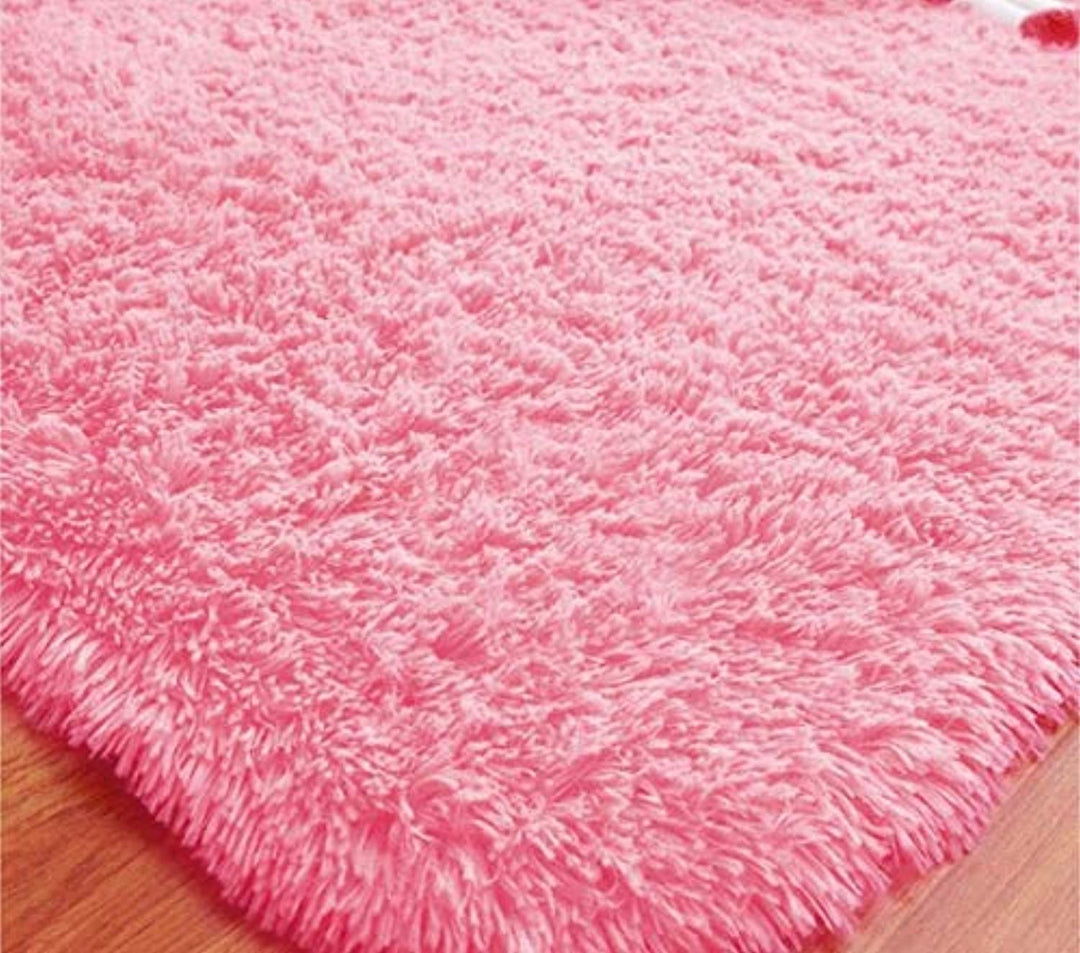 ACTCUT Super Soft Indoor Modern Shag Area Silky Smooth Rugs Fluffy Rugs Anti-Skid Shaggy Area Rug Dining Room Home Bedroom Carpet Floor Mat 5.3' x 7.3' (160cm X 200cm)