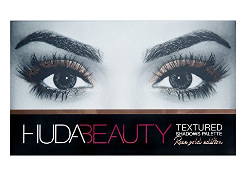 Beauty Palette Textured - Shadows, Huda, Rose Gold