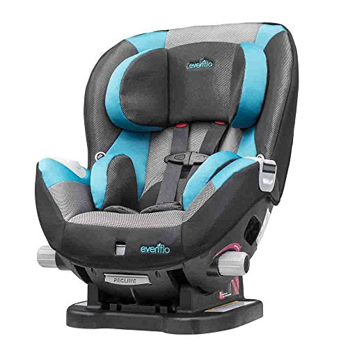 Evenflo Triumph LX Convertible Car Seat, Fischer, Grey, Teal, One Size