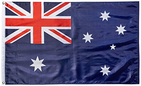 ANLEY [Fly Breeze] 3x5 Foot Australia Flag - Vivid Color and UV Fade Resistant - Canvas Header and Double Stitched - Australian National Flags Polyester with Brass Grommets 3 X 5 Ft