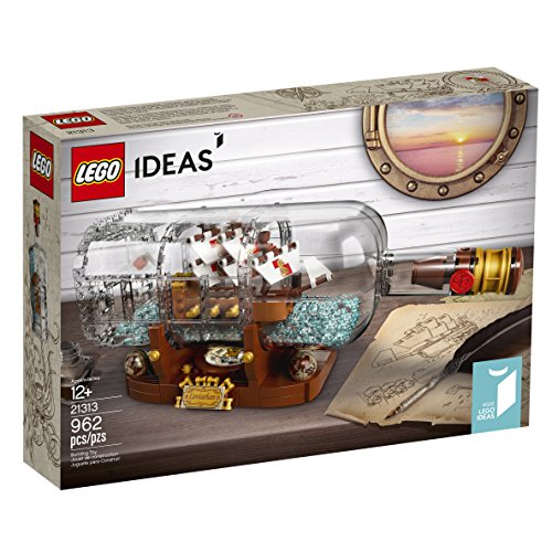 Lego Ideas Ship in a Bottle 21313 Building Kit (962 Piece)