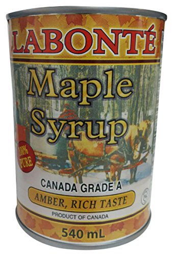 Labonté Pure Maple Syrup AMBER RICH TASTE 540 Milliliter