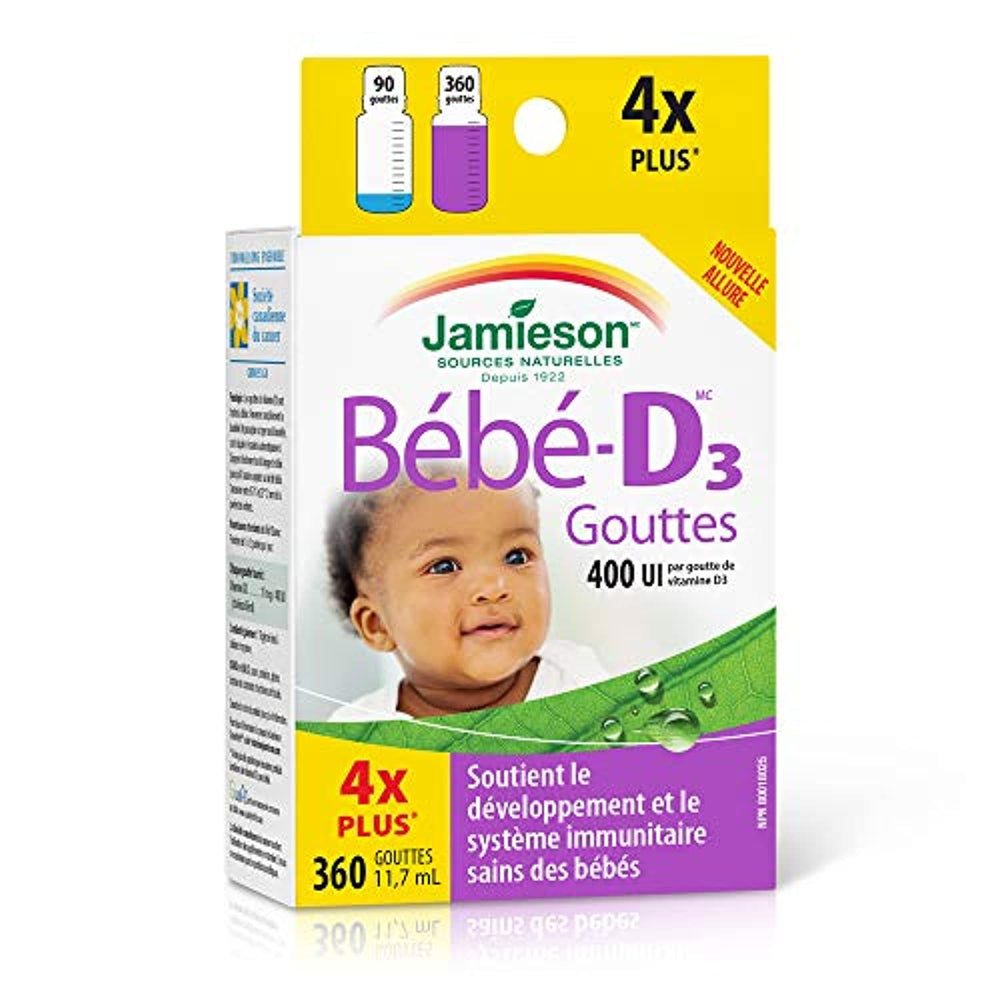 Jamieson Baby-D Vitamin D3 400 IU Droplets