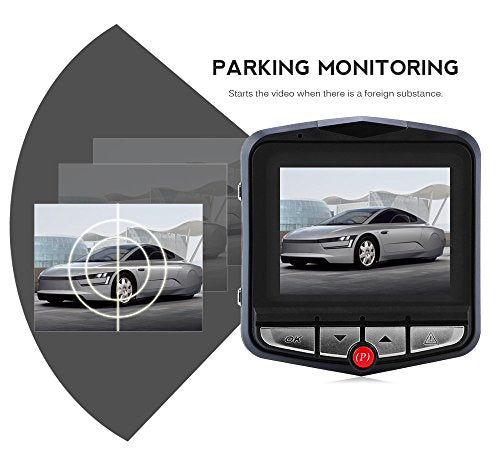 AutoLover® Mini Car DVR Camera Full HD 1080P DCR Detector Recorder Camcorder Parking Recorder Dash Cam Video G-sensor (Black)