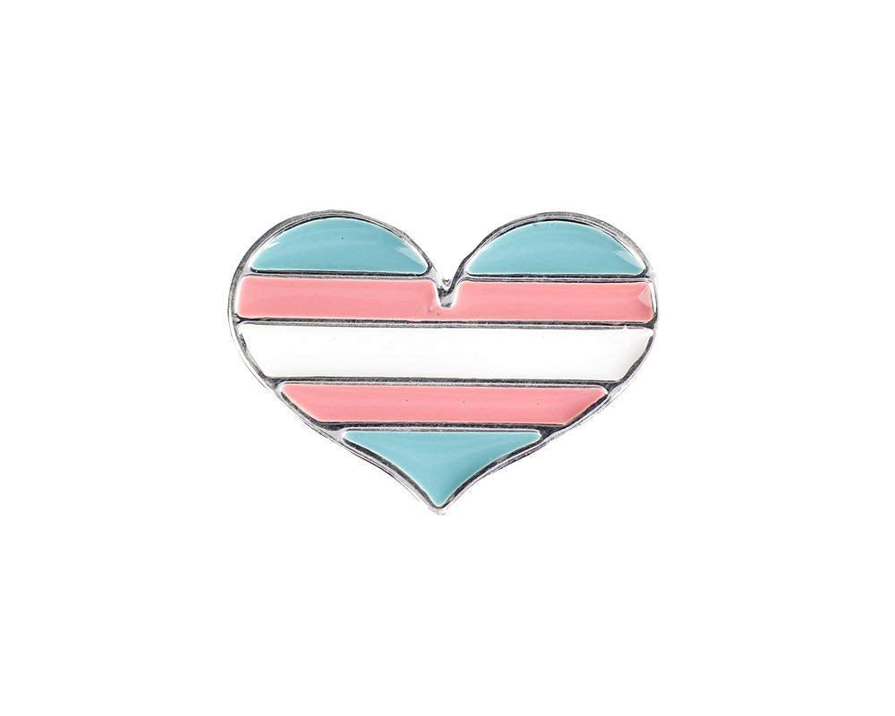 Gay Pride Silver Same Sex Symbol Lesbian Female Pins - Support LGBTQ Causes (10 Pins in Individual Bags)