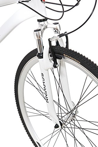 Schwinn Men's Network 3.0 700C Wheel Men's Hybrid Bicycle White, 18' Frame size