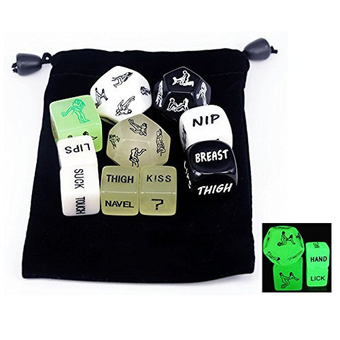 10 pcs Fun Innovative Dices for Party Game