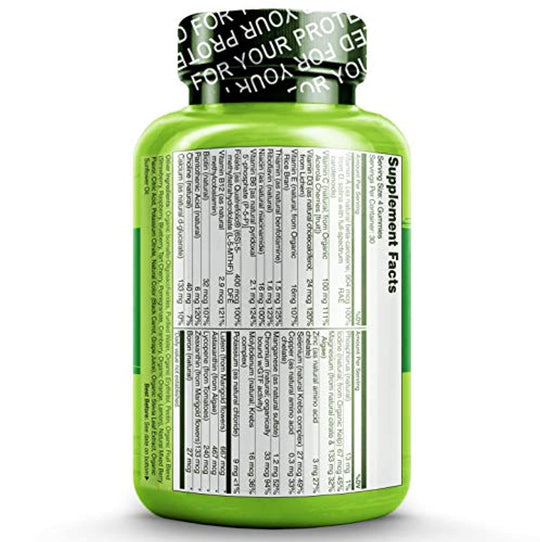 NATURELO Whole Food Vitamin Gummies for Adults - Chewable Gummy Multivitamin for Men & Women - New & Improved Flavor - 120 Vegan Gummies