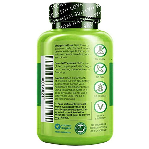 NATURELO Garcinia+ - with Garcinia Cambogia, Green Tea, Guarana, Forskolin, 5-HTP, Green Coffee Bean, Raspberry Ketones, White Kidney Bean Extract - Appetite Suppressant for Safe Weight Loss - 90 Capsules