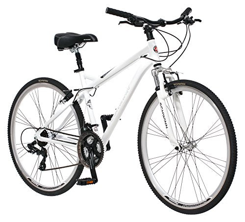 Schwinn Men's Network 3.0 700C Wheel Men's Hybrid Bicycle White, 18' Frame size