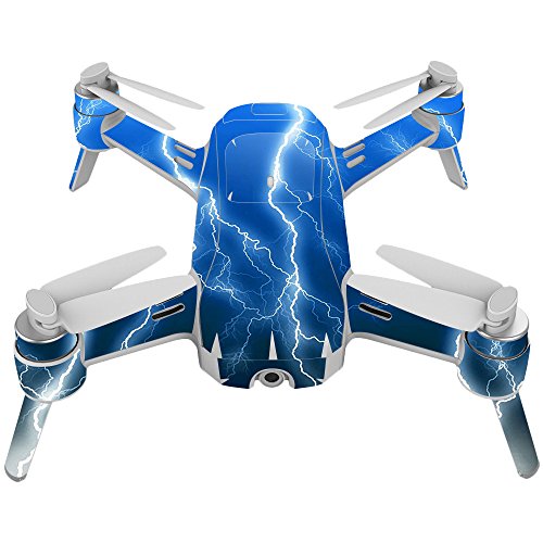 Skin For Yuneec Breeze 4K Drone – Lightning Storm | MightySkins Protective, Durable, and Unique Vinyl Decal wrap cover | Easy To Apply, Remove, and Change Styles | Made in the USA