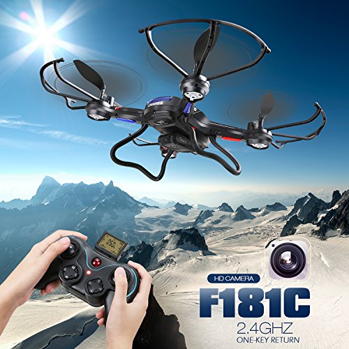 Holy Stone Chaser RC Drones with HD Camera, 4CH 2.4GHz Equipped with Headless System, One Key Return [ Upgraded with Altitude Hold Function]