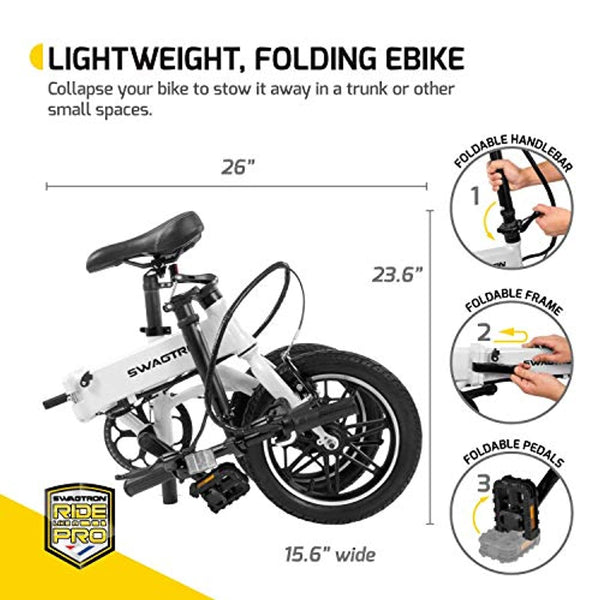 SWAGCYCLE EB5 Plus Folding Electric Bike