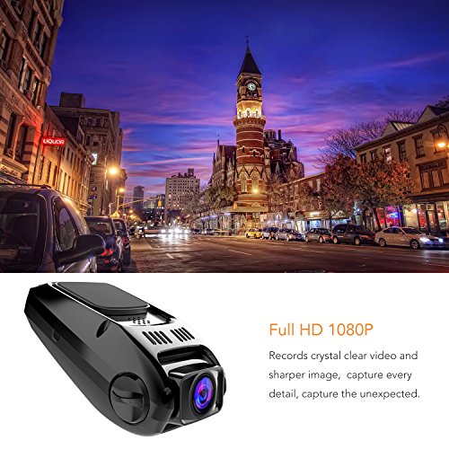 APEMAN Dash Cam FHD 1080p 170 Wide Angle Dual Dash Camera with G-Sensor, WDR, Loop Recording, 6G Lens, Motion Detection etc