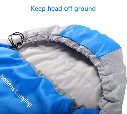 Norsens Lightweight Sleeping Bag - Ultralight Compact Portable Waterproof Sleeping Bags for Adults with Compression Sack - Great for Backpacking Camping Hiking & Outdoor Activities, XL