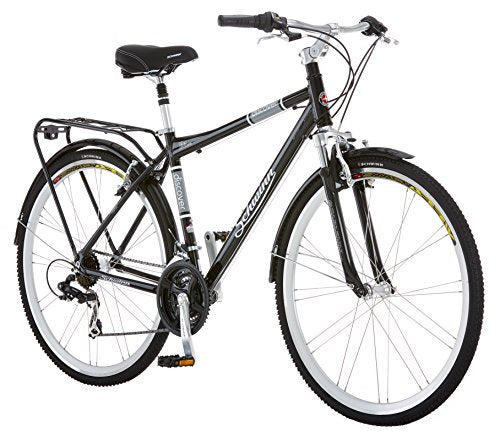 Schwinn Discover Men's Hybrid Bike (700C Wheels),Black