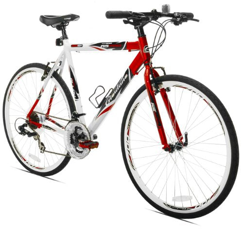 Giordano RS700 Hybrid Bike, Red/White/Black, Large/60cm Frame