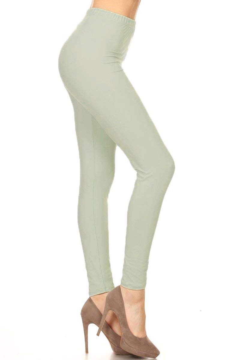 Leggings Depot Buttery Soft Basic Solid 45 COLORS Best Seller Leggings Pants Carry 1000+ Print Designs