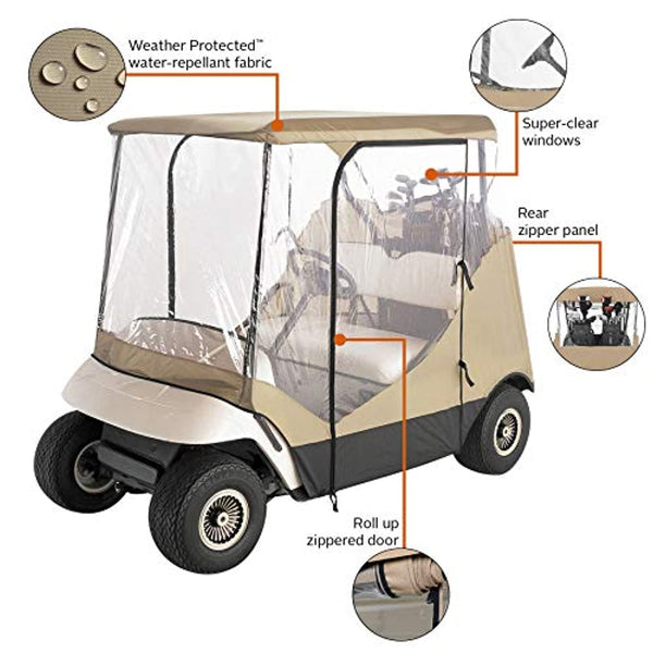 Classic Accessories Fairway Travel 4-Sided Golf Car Enclosure