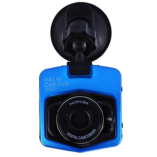 AutoLover® Mini Car DVR Camera Full HD 1080P DCR Detector Recorder Camcorder Parking Recorder Dash Cam Video G-sensor (Blue)