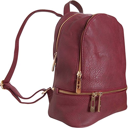 Humble Chic Vegan Leather Backpack Purse Small Fashion Travel School Bag Bookbag