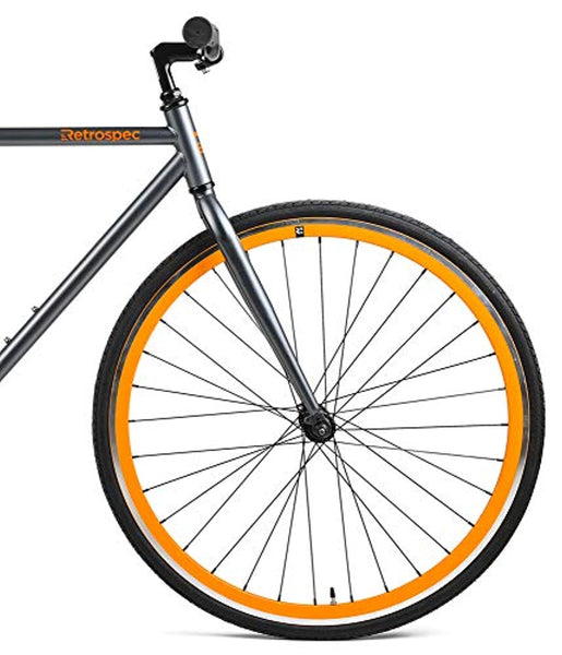 Retrospec Harper Coaster Fixie Style Single-Speed Commuter Bike with Foot Brake