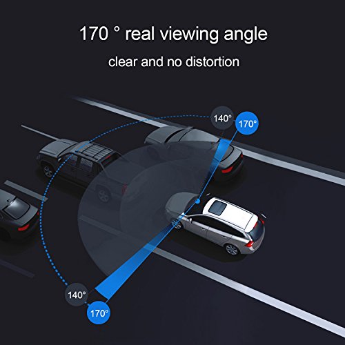 Dash Cam 3" LCD FHD 1080P 170 Degree Wide Angle Dashboard Camera Car Recorder DVR with 8GB SD Card ,Night Vision, G-Sensor, WDR,Loop Recording