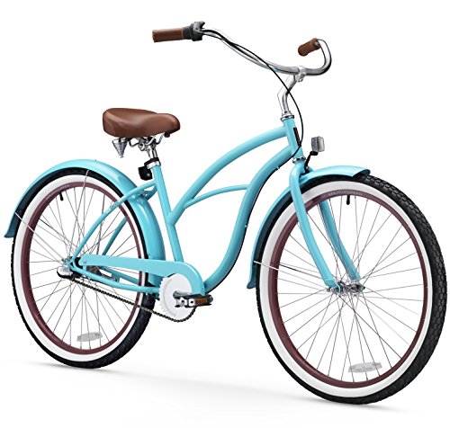 sixthreezero 630010 Women's 1-Speed 26" Beach Cruiser Bicycle, Teal Blue